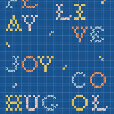 Wordplay, Indigo, Coordonne, 5mp / rola
