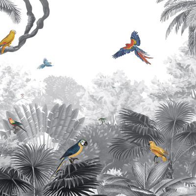 Canopy Jungle - Black and White, Kikki Belle