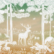 Monochrome Forest - Green Sky, Kikki Belle