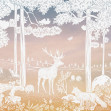 Monochrome Forest - Pink Sky, Kikki Belle