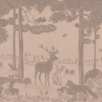 Monochrome Forest - Pink Vintage, Kikki Belle