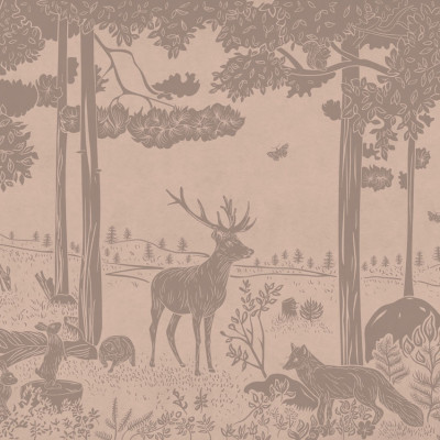 Monochrome Forest - Pink Vintage, Kikki Belle