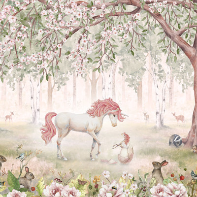 Unicorn Forest - Green, Kikki Belle