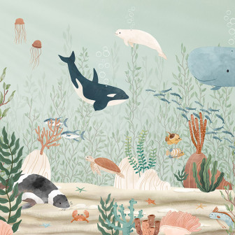 Tapet cu peisaj marin Kelp Forest, Oliver Robins