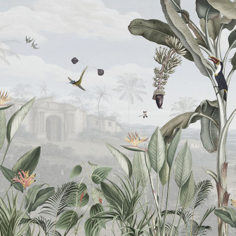 Tapet personalizat cu design botanical